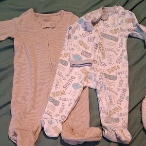 Cozy Striped and Playful Print Footies